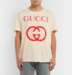 Gucci - Logo-Print Cotton-Jersey T-Shirt - Men - White