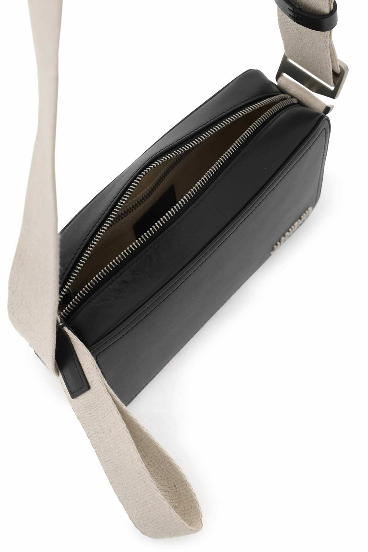 JACQUEMUS le cuerda horizontal crossbody bag Black Jacquemus