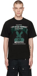 Reese Cooper Black 'Two Steps Forward' T-Shirt