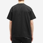 ANNIE HOOD Men's College T-Shirt in Black