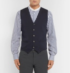 Boglioli - Bonded Virgin Wool Sweater Vest - Men - Navy