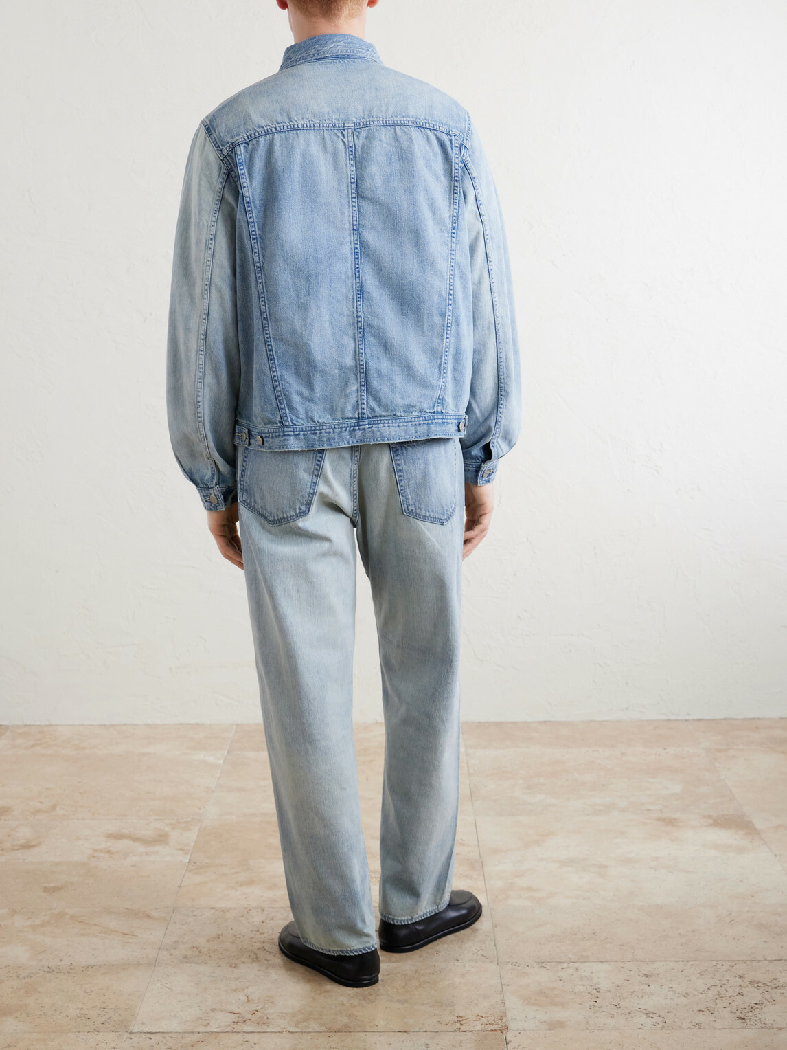 Auralee - Faded Denim Jacket - Blue