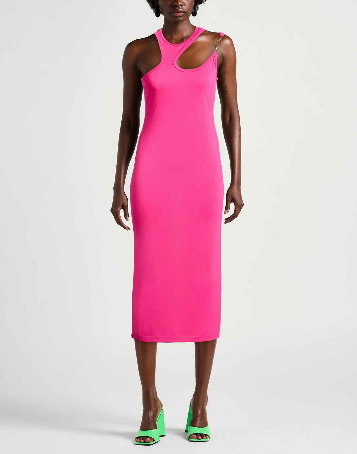 Just Cavalli Womens Midi dress Fuchsia