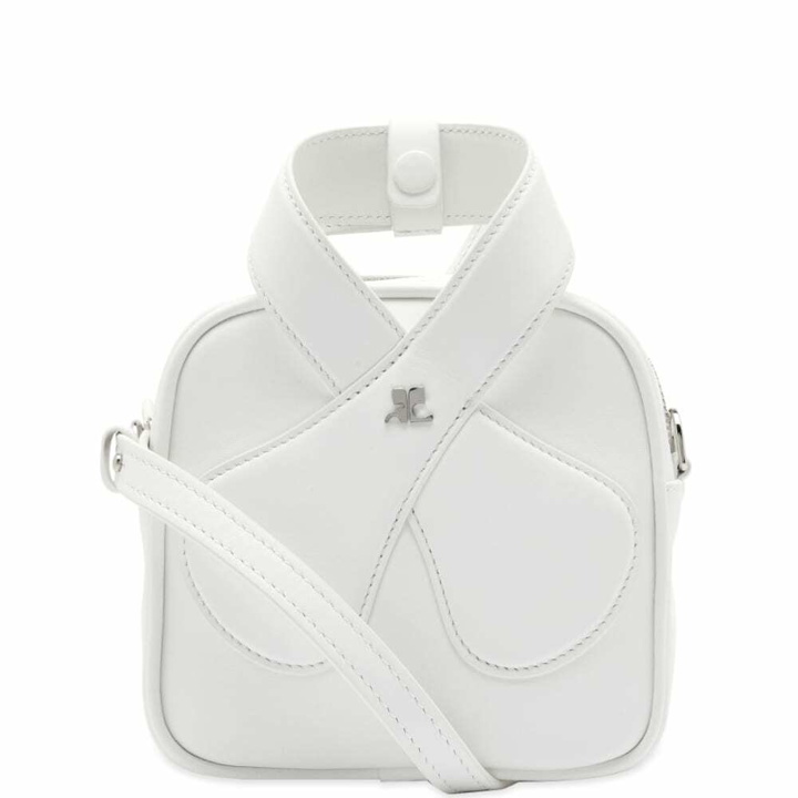 Photo: Courreges Women's Leather Loop Bag in Heritage White