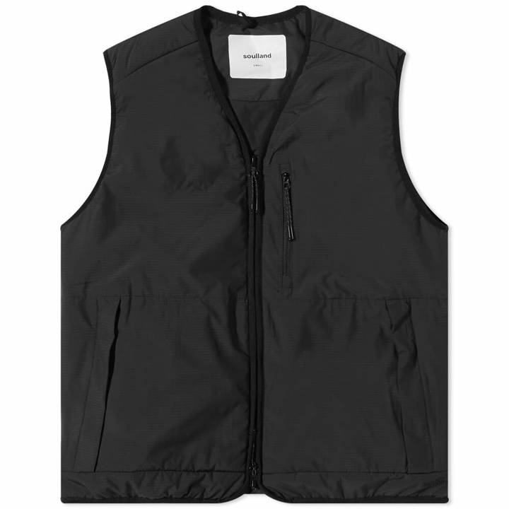 Photo: Soulland Men's Clay Vest in Black