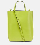 Ganni Banner Medium leather tote bag