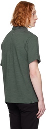 rag & bone Green Classic Flame Polo