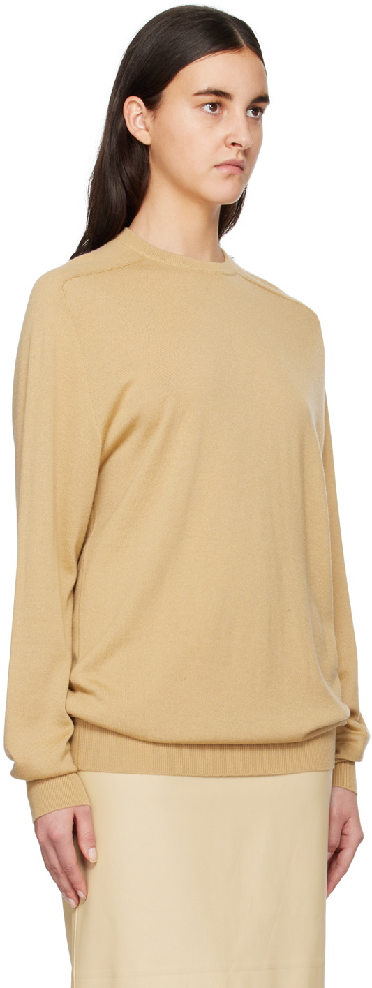The Row Beige Tana Sweater