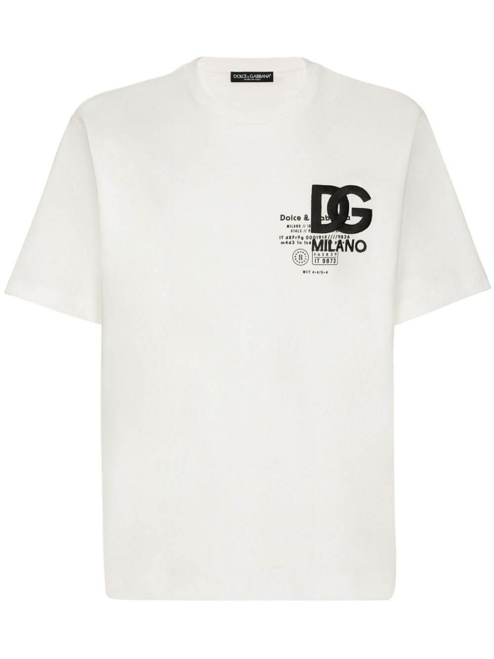 DOLCE & GABBANA - Cotton T-shirt With Logo Dolce & Gabbana