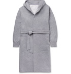 Reigning Champ - Fleece-Back Cotton-Blend Jersey Hooded Robe - Gray