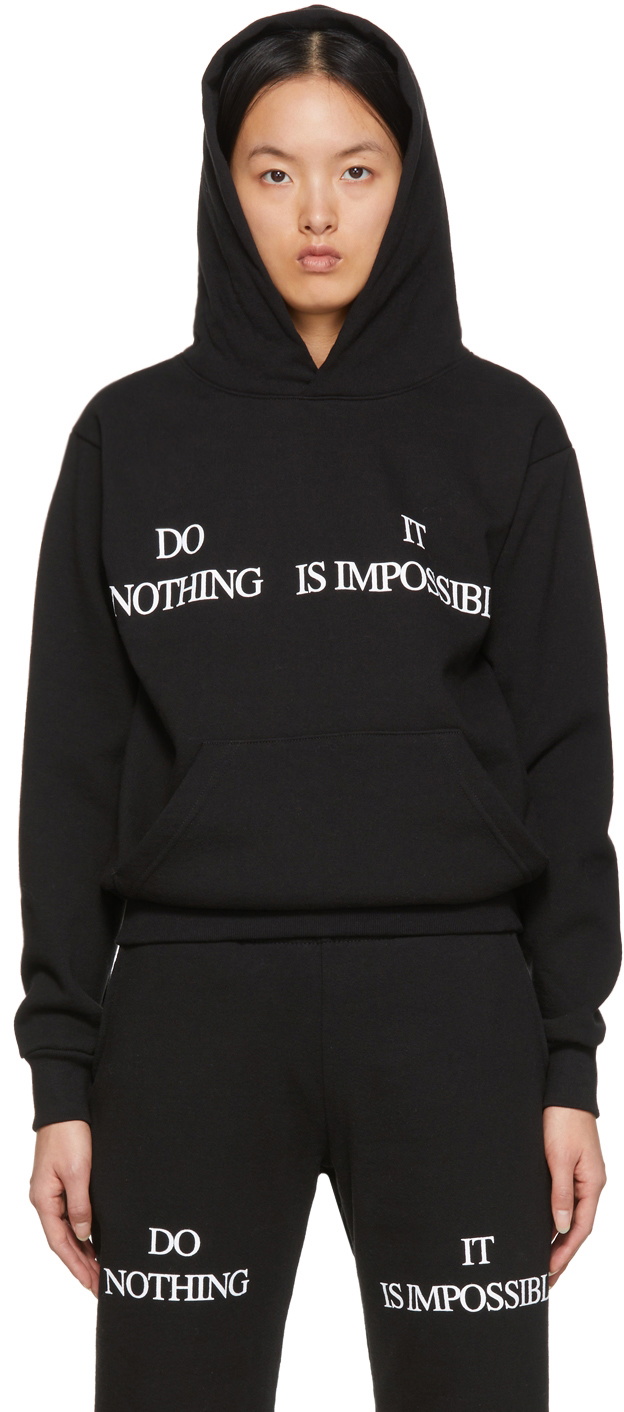 Praying SSENSE Exclusive Black Do It Hoodie Praying