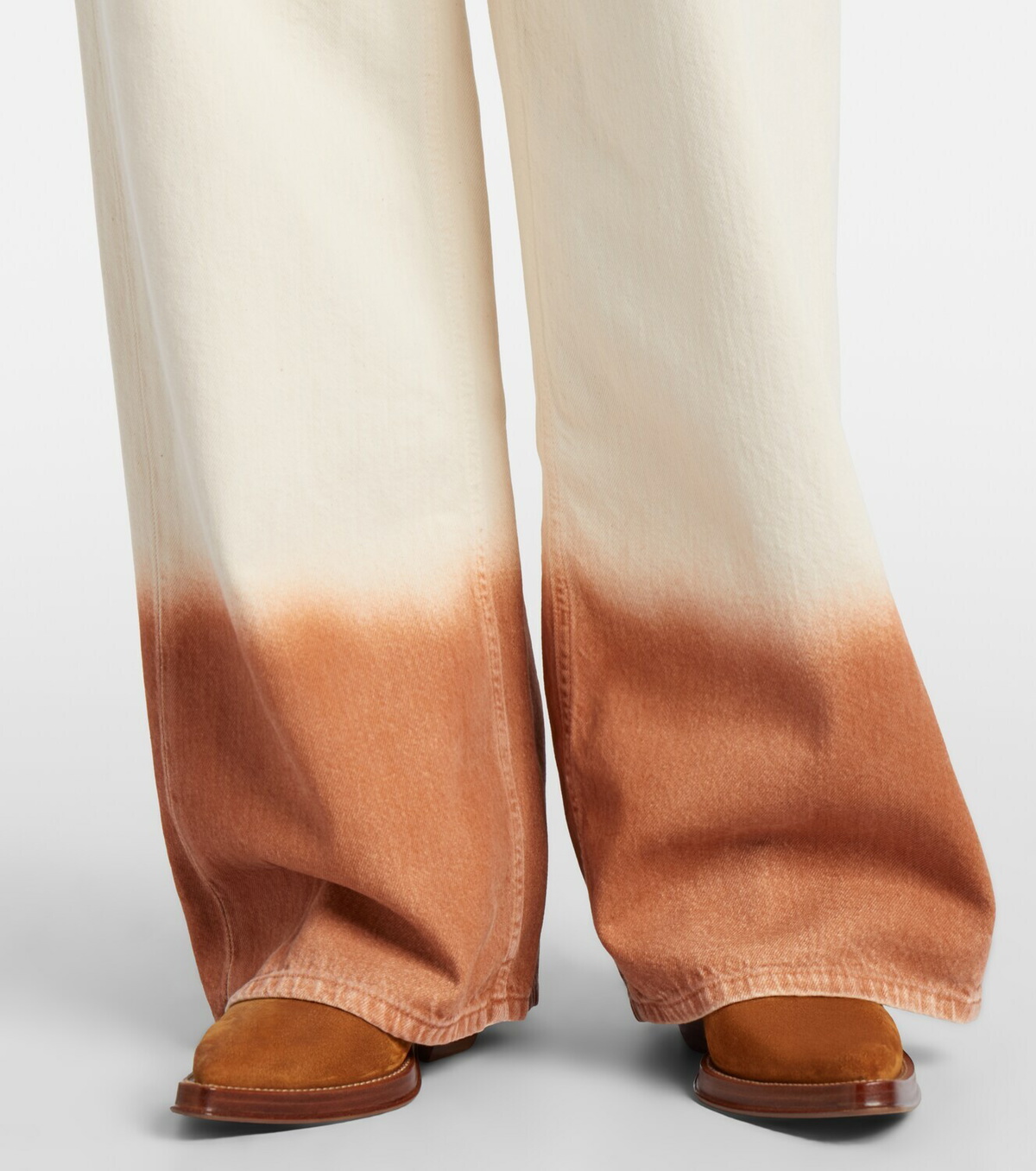 Alanui Shades Of Eden wide-leg jeans