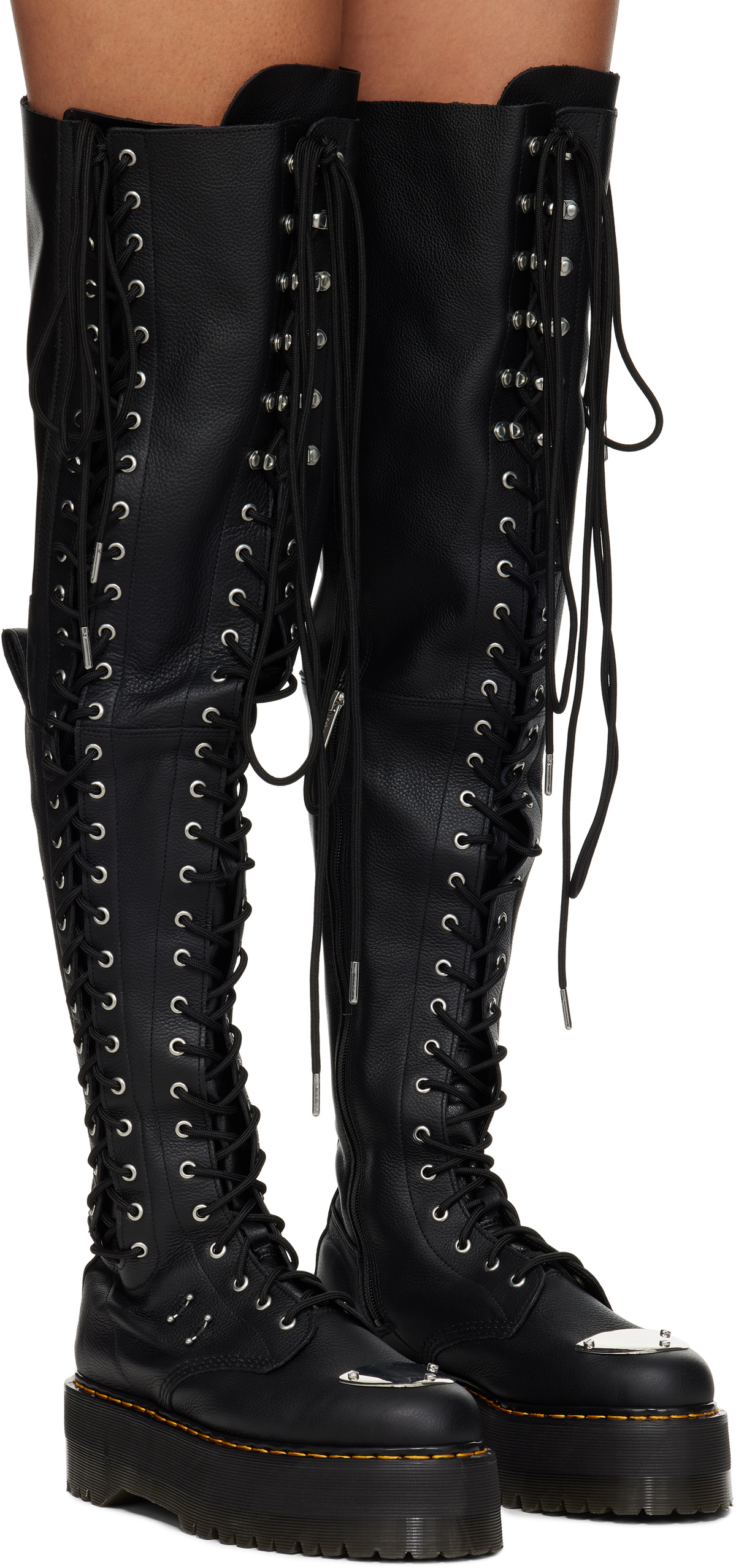 Dr. Martens Black 28-Eye Extreme Max Tall Boots Dr. Martens