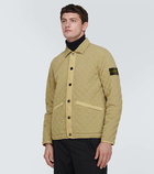 Stone Island Cotton-blend quilted jacket