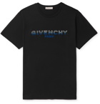 Givenchy - Oversized Logo-Embroidered Cotton-Jersey T-Shirt - Black