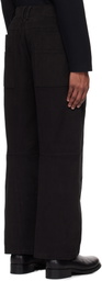C2H4 Black Staff Uniform Manuals Work Trousers