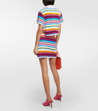 Missoni Mare Striped knitted cotton-blend miniskirt