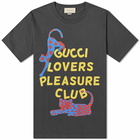 Gucci Men's Pleasures Club T-Shirt in Black