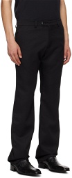 Martine Rose Black Bumster Tailored Trousers