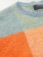 Polo Ralph Lauren - Checked Brushed-Wool Sweater - Multi