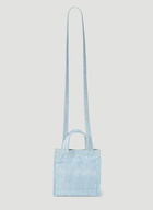 Acne Studios - Logo Shopper Mini Tote Bag in Blue