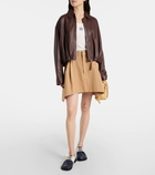 Loewe Campo leather boat shoes