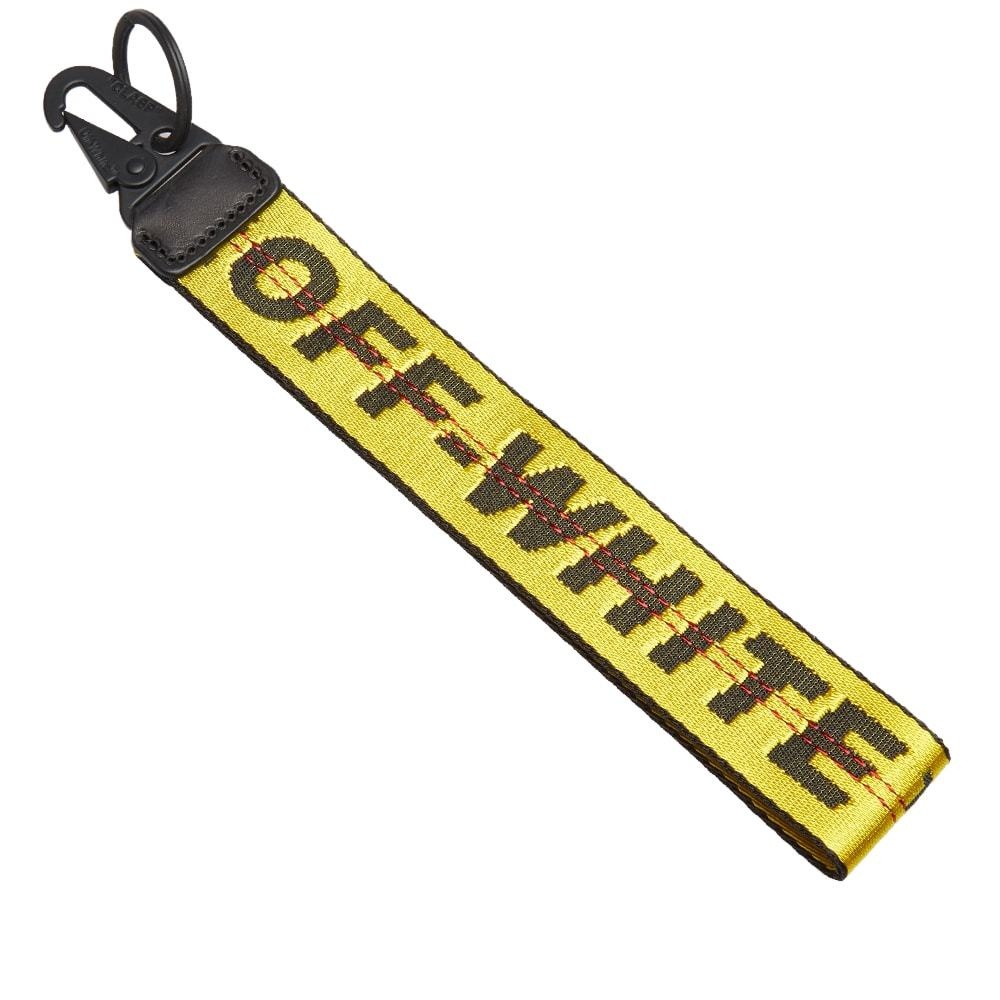 OFF-WHITE Industrial Keychain in Yellow & Black