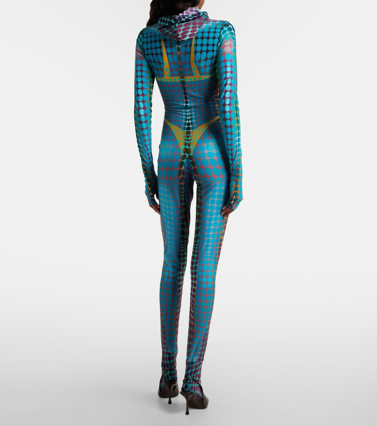 Jean Paul Gaultier Printed hooded jumpsuit