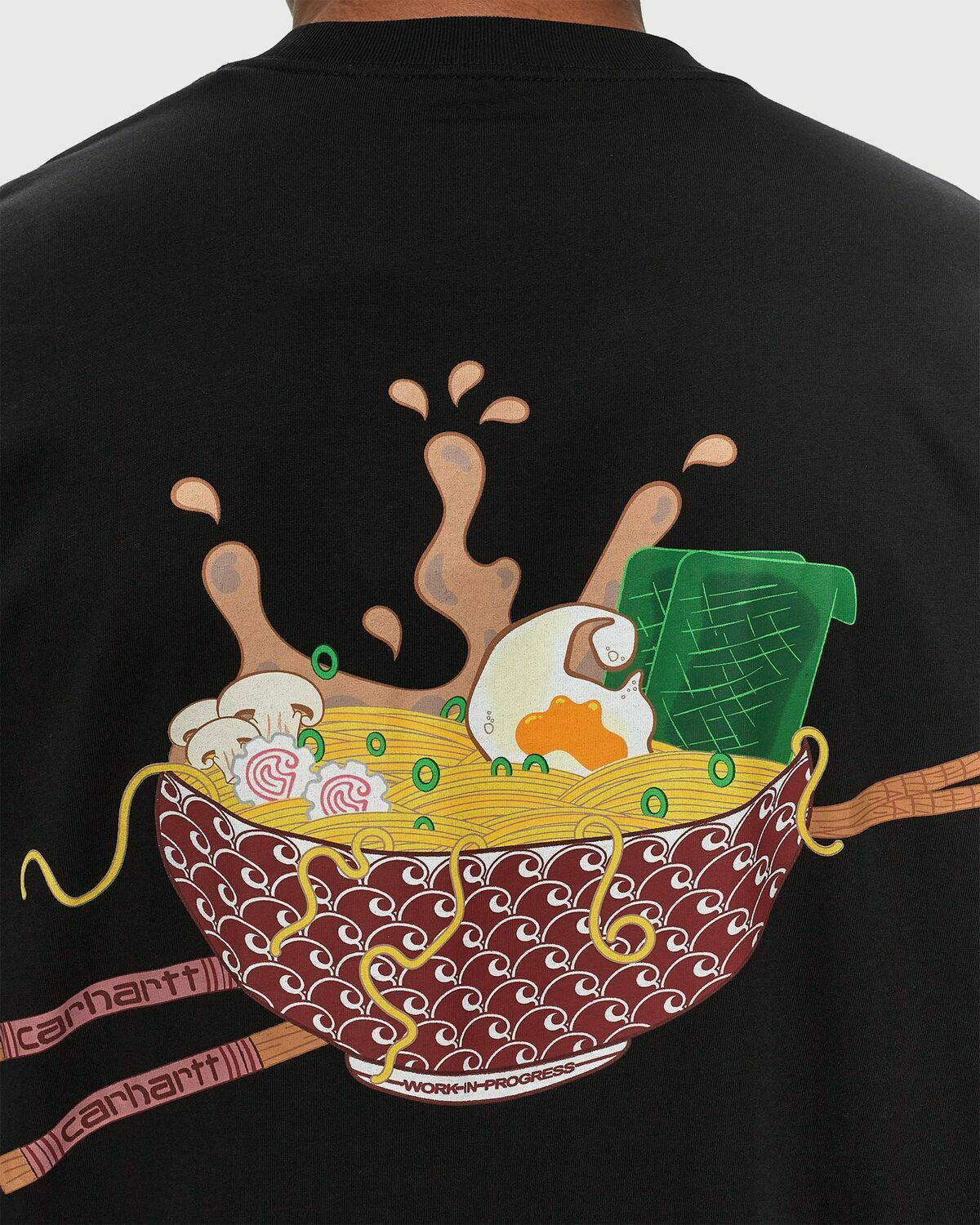 【Carhartt】S/S NOODLE SOUP T-SHIRT R5481 Carhartt Wip S/S Noodle Soup Tee Black Shortsleeves Carhartt WIP