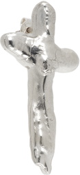 Serapis Silver Ocean Cross 2 Single Earring