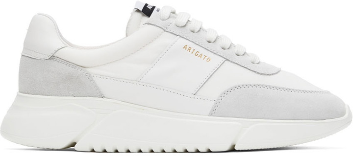 Photo: Axel Arigato White & Gray Genesis Vintage Runner Sneakers