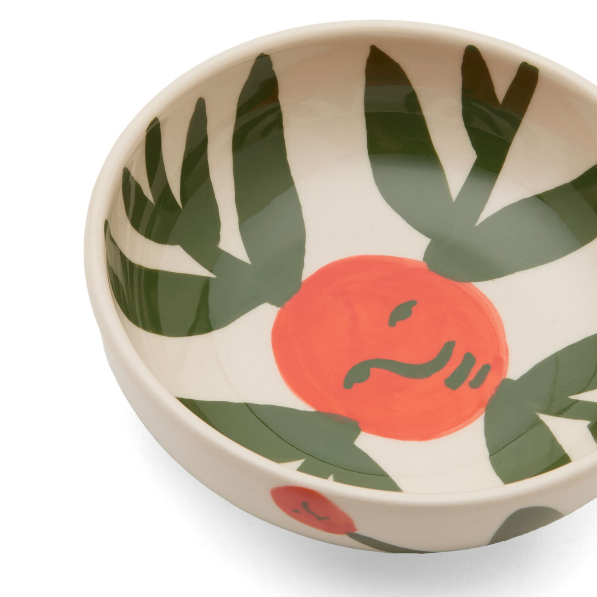 HAY x Emma Kohlmann La Pittura Bowl - Small in Pomelo Face Vine 