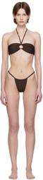 Isa Boulder Brown V Knot & Avril Bikini