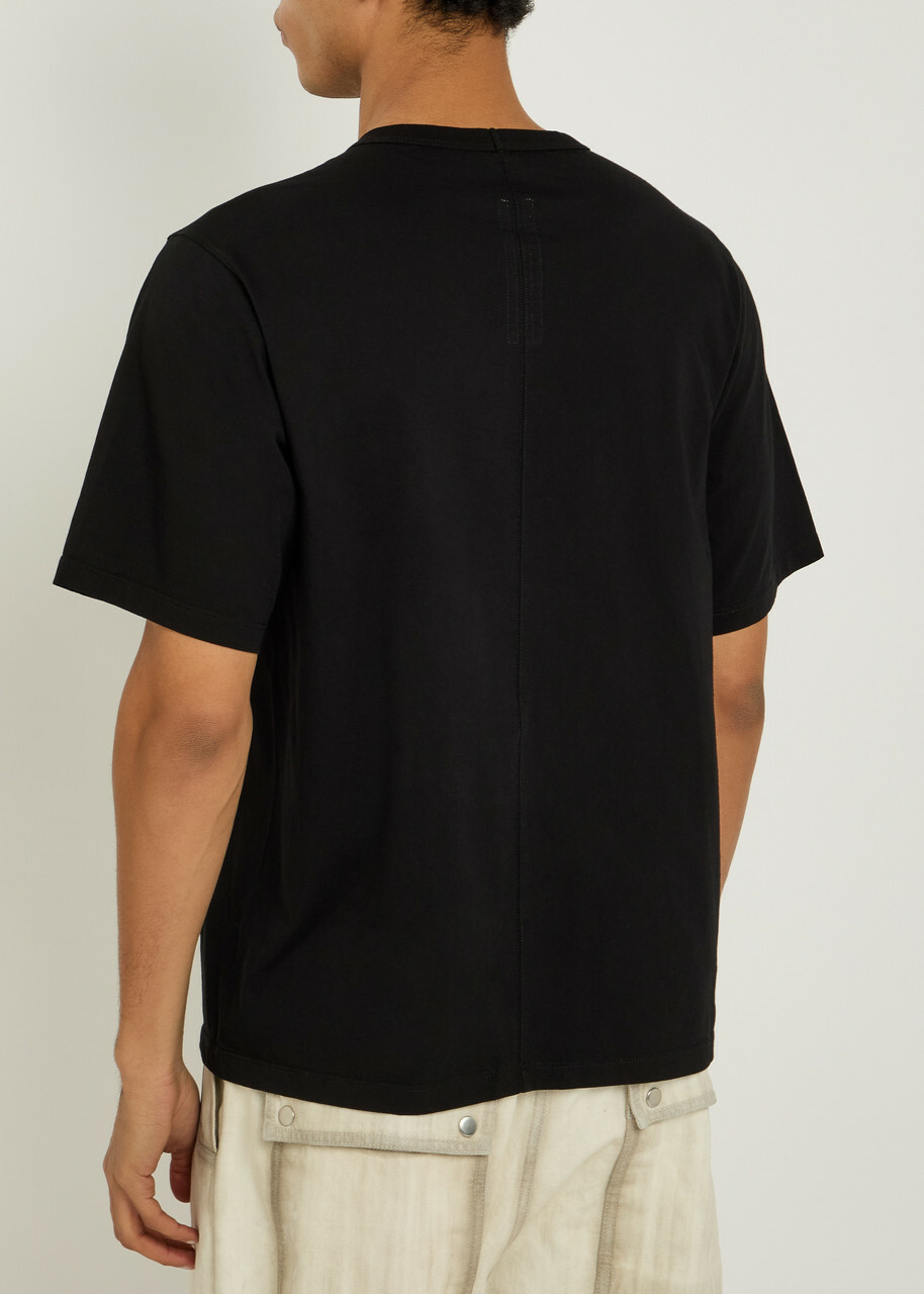 Rick Owens Printed Cotton T-shirt Off White