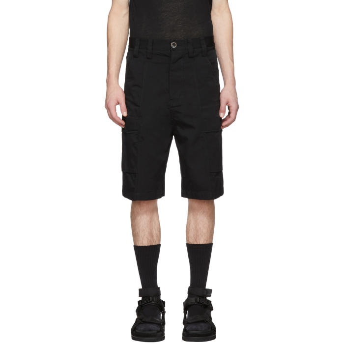 Photo: Song for the Mute Black Bucket Cargo Shorts