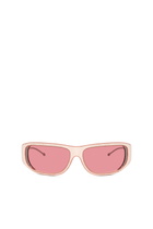 Diesel Wraparound style sunglasses - Sunglasses - Unisex - Pink