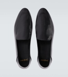 Saint Laurent Alain leather slippers