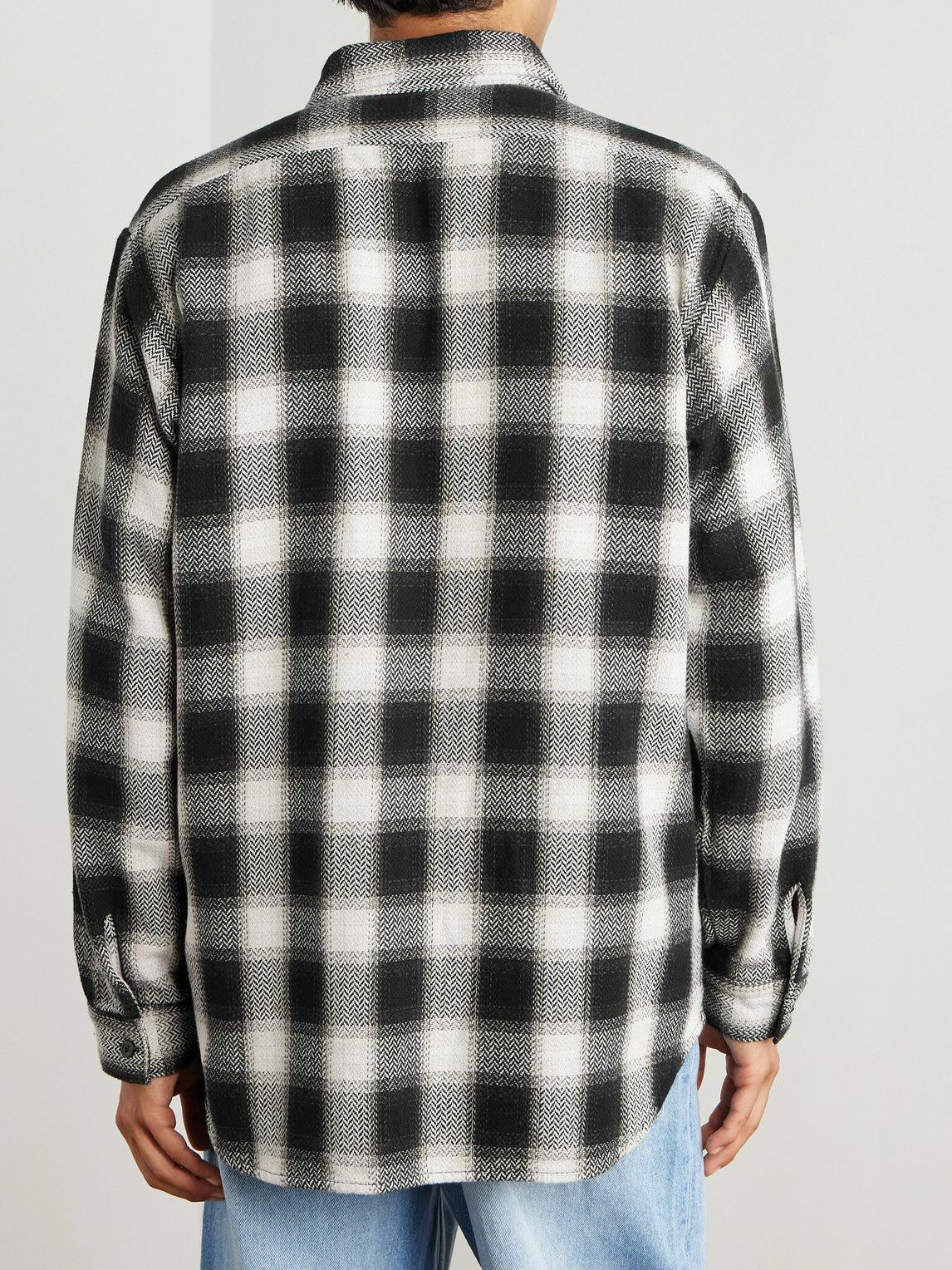OrSlow - Checked Cotton-Flannel Shirt - Black