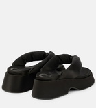 Ganni - Padded thong sandals