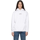 Vetements White Logo Hoodie