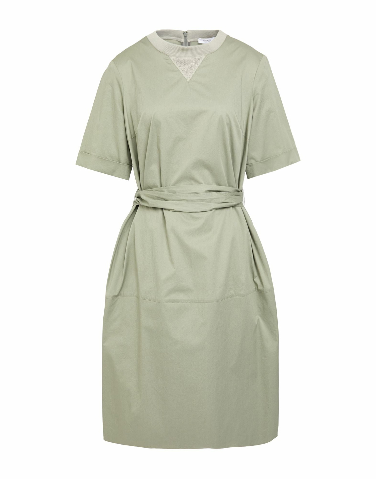 Peserico Womens Midi dress in Sage green