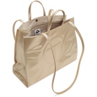 Telfar Gold Large Shopping Tote