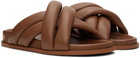 ANINE BING Brown Lizzie Sandals