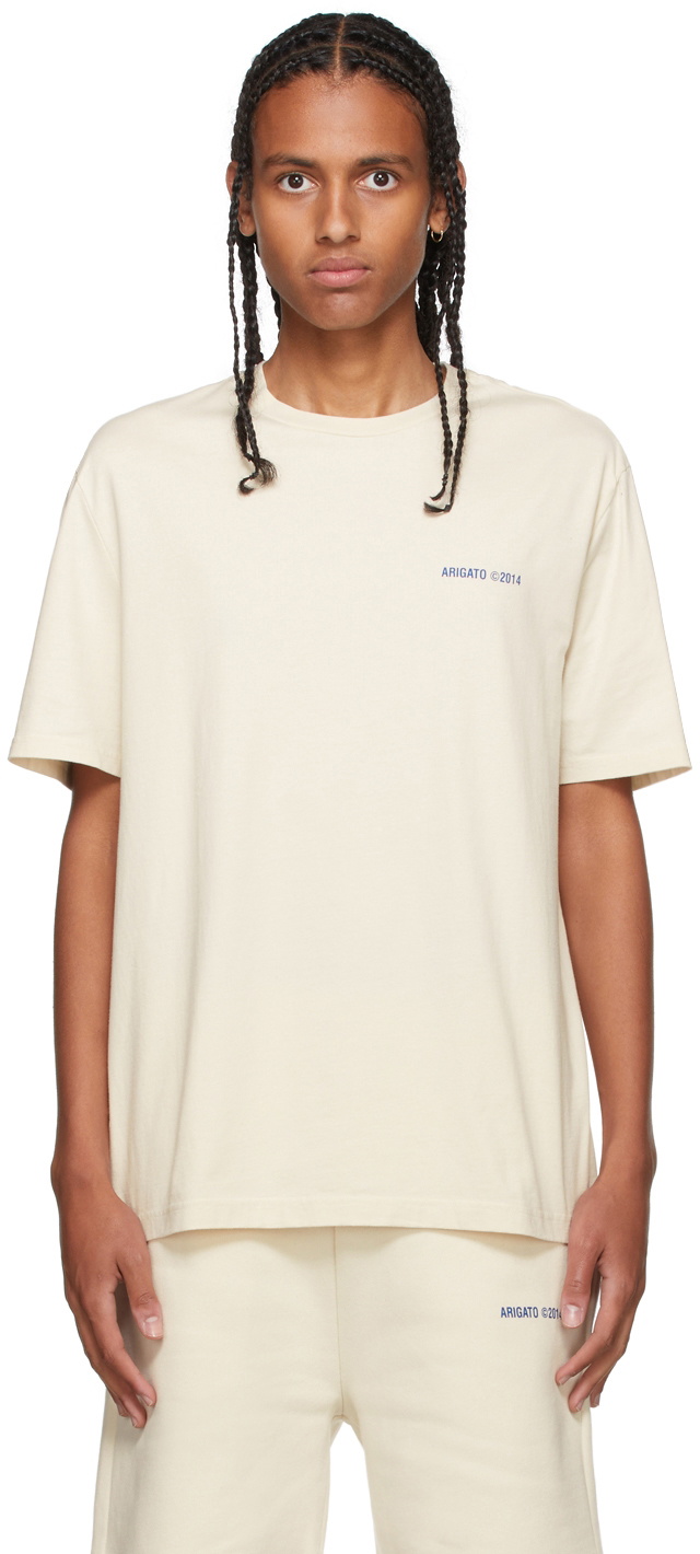 Axel Arigato SSENSE Exclusive Off White Blue London T Shirt Axel