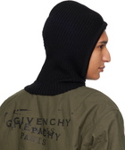 Givenchy Black Wool Balaclava