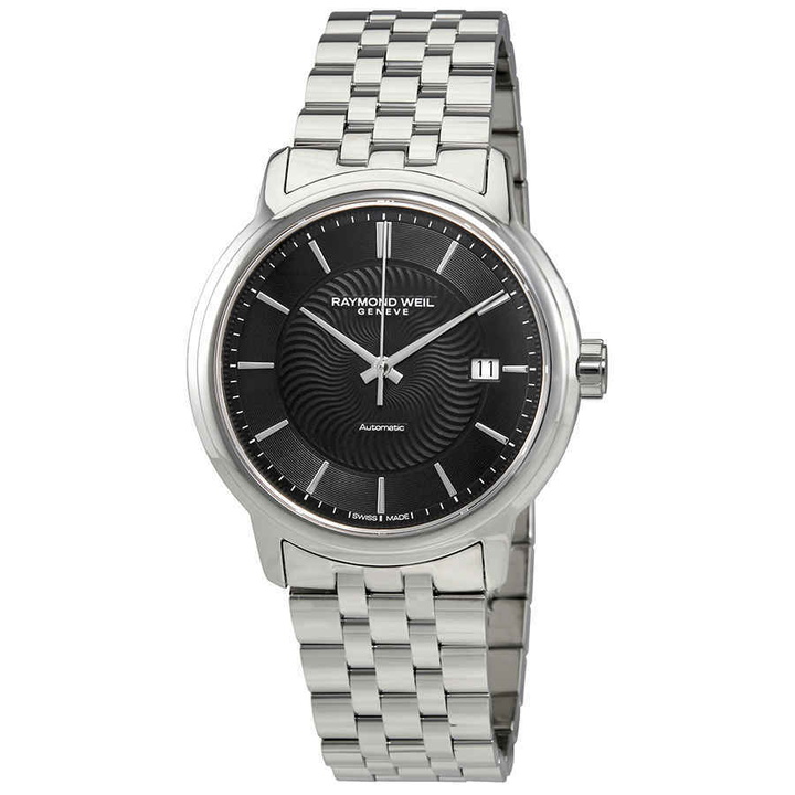 Photo: Raymond Weil Maestro Black Dial Mens Watch 2237-ST-20001