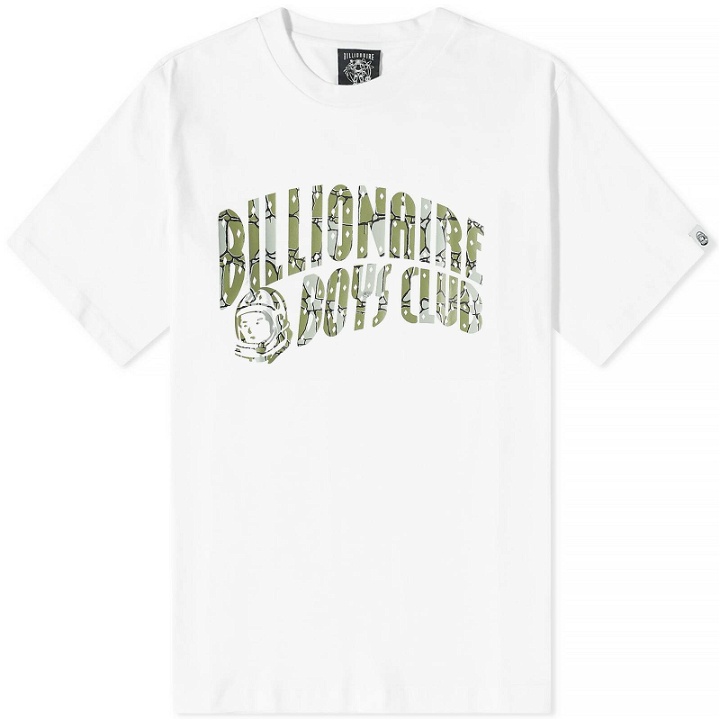 Photo: Billionaire Boys Club Men's Gator Camor Arch Logo T-Shirt in White