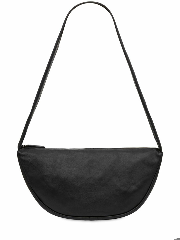 Photo: ST.AGNI Small Crescent Leather Shoulder Bag
