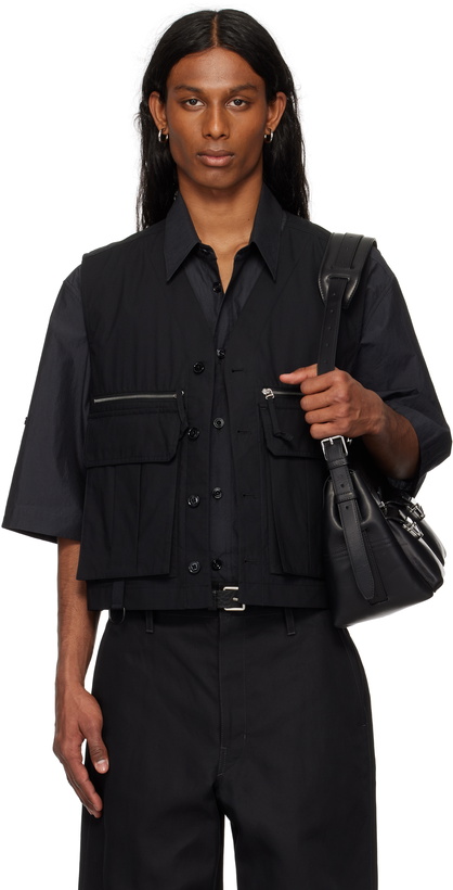 Photo: LEMAIRE Black Technical Vest