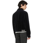 McQ Alexander McQueen Black Washed Chord Luca Jacket